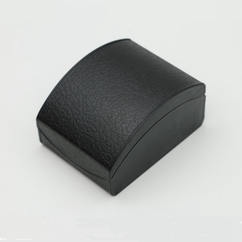 Flip Litchi Pattern Watch Box Curved Watch Storage Box Single Ladies Bracelet Display Packaging Box Hot Stamping