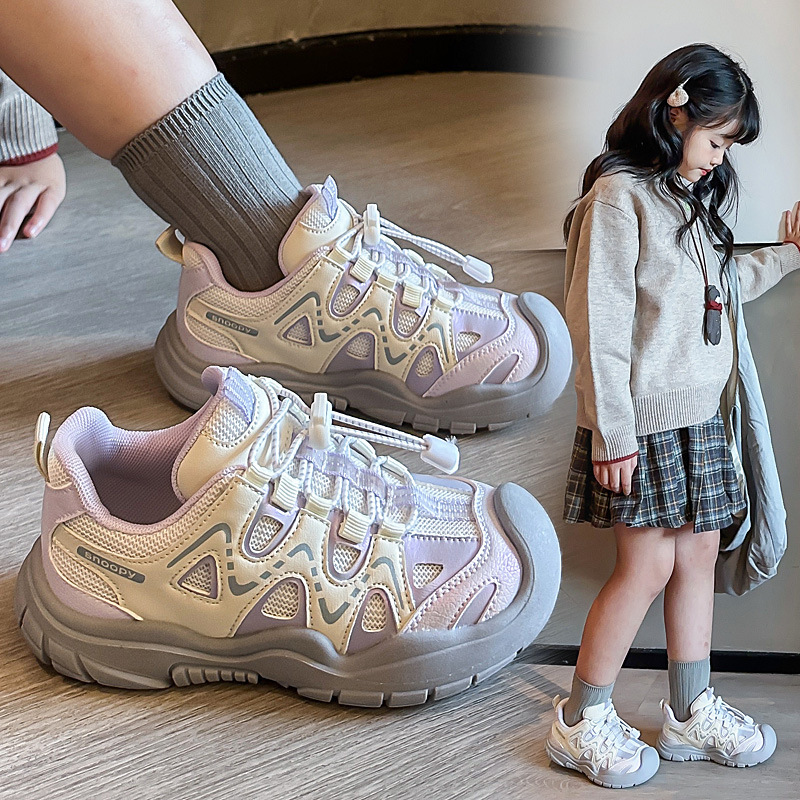 女童鞋子秋季2025新款儿童软底防滑运动鞋中大童小学生爆款户外鞋|undefined