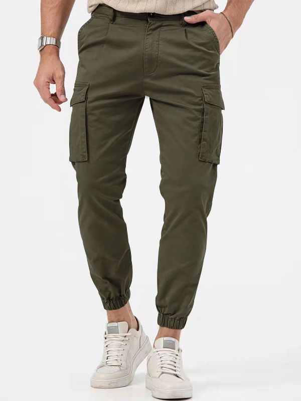 Pantalones Casuales de Trabajo para Hombre, Otoño 2024, Pantalones Jogger Versátiles y a la Moda