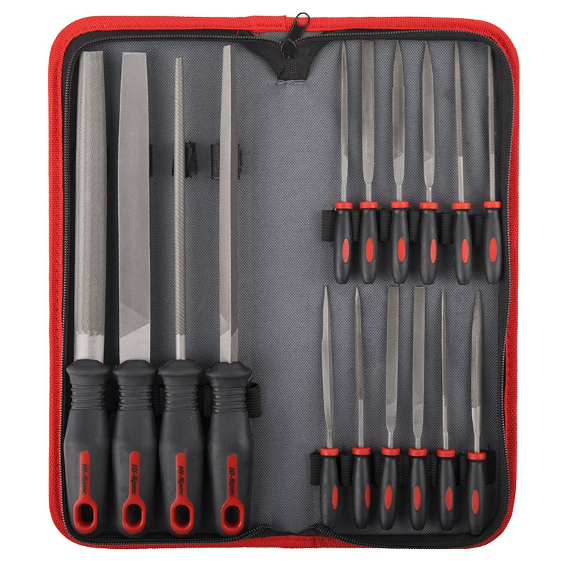 Set, file, metal universal fast square carpentry, 16 pieces
