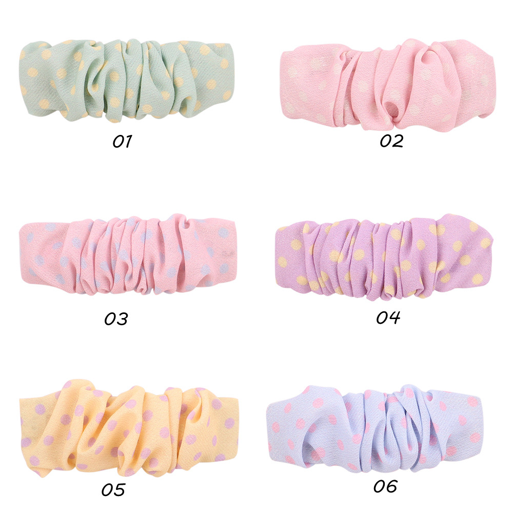 Cross-border New Arrival Hair Accessories Creative Plaid Clip Student Hair Clips Hair Accessories Female Sweet Candy Cloth Hairpin Side Clip display picture 1