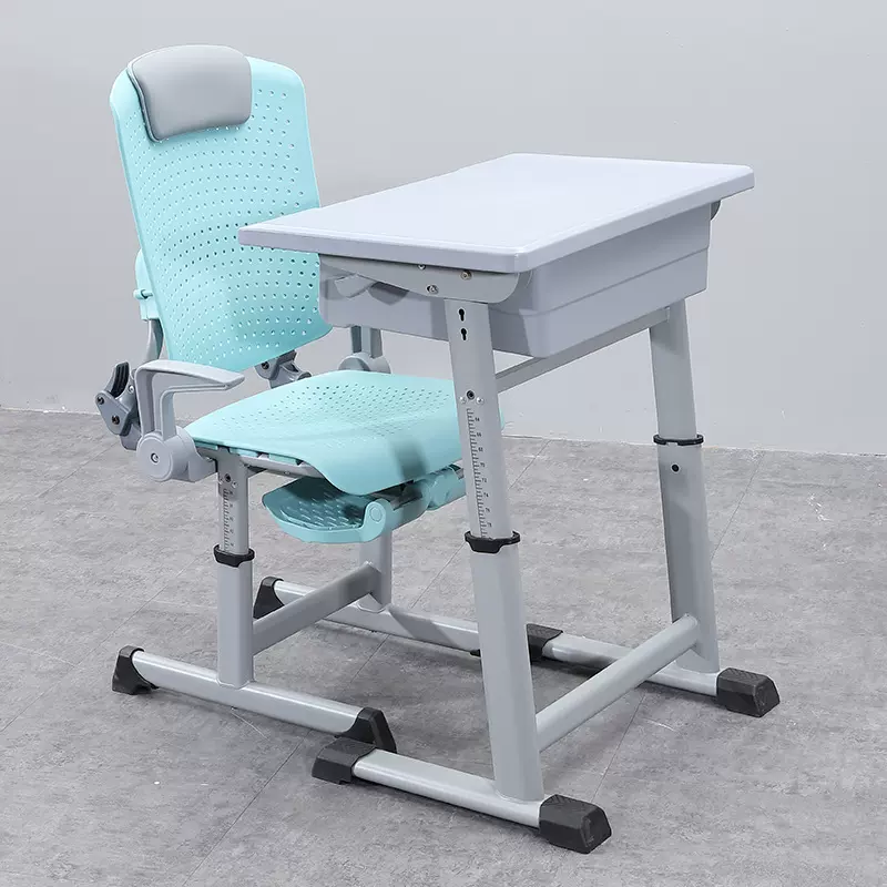 中小学生午休课桌椅可躺平可升降午睡学习可手摇学习桌辅导培训班