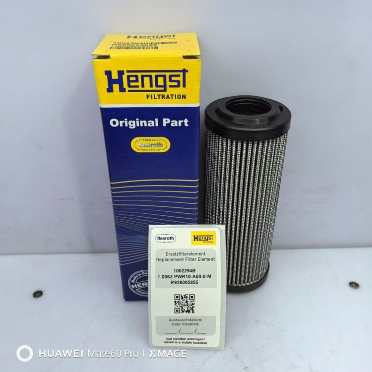 1002294B R928005855 1.0063PWR10-A00-0-M # Hengst液压滤芯，全