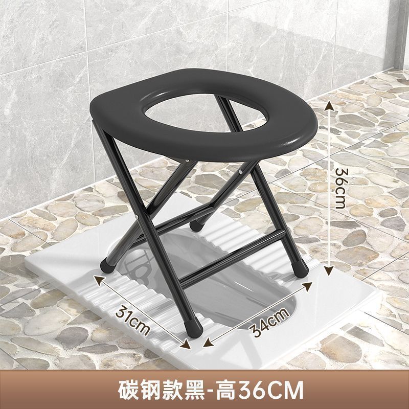 特粗特厚不锈钢卫生间蹲厕神器凳子可折叠坐便椅老人孕妇坐便器|undefined