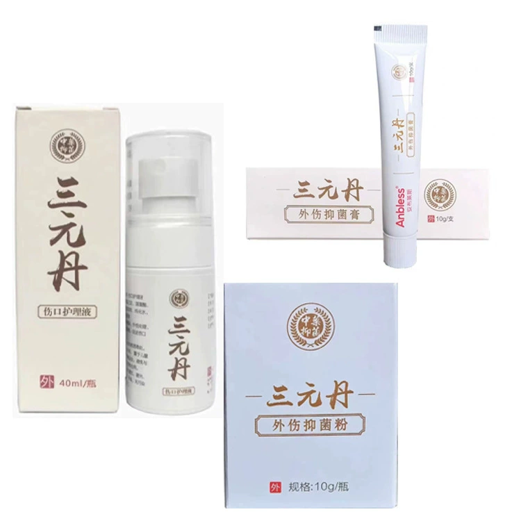 Sanyuan Dan Spray 40 мл Мазь 10 г Порошок 10 г Golden Formula Ambles