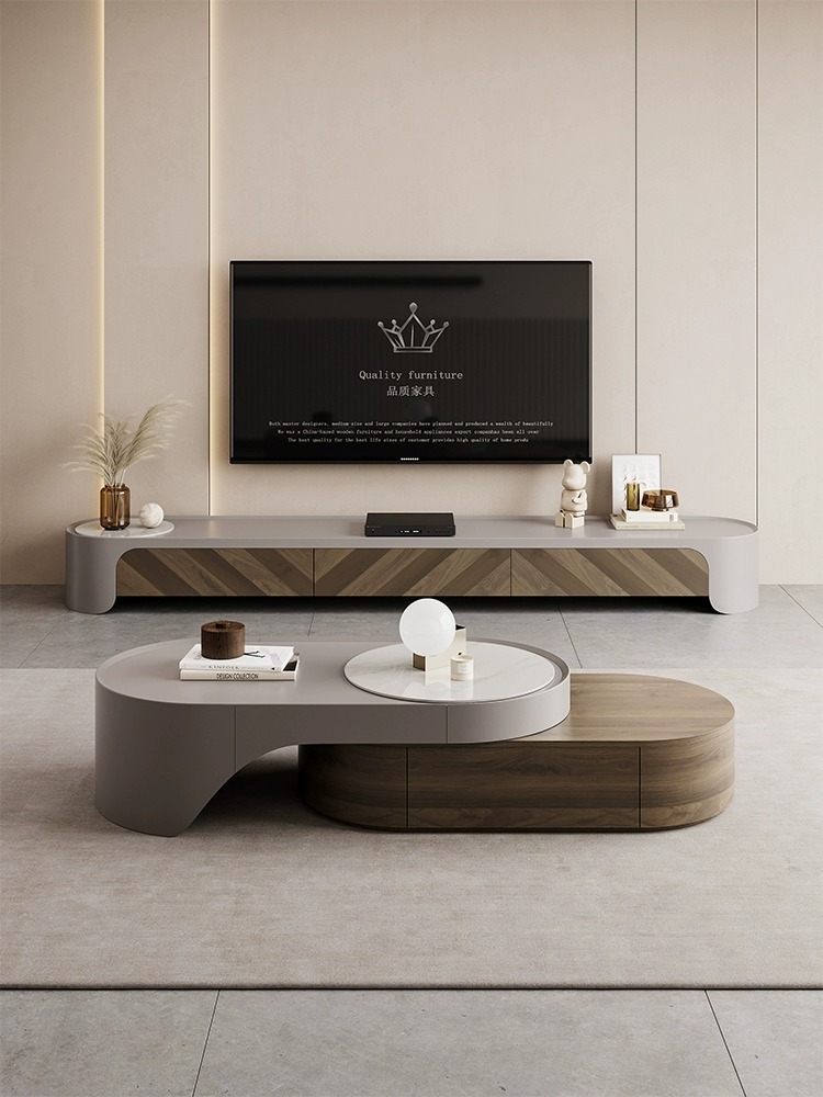 设计师TJGM-7023茶几电视柜现代简约客厅家用设计师创意艺术高级
