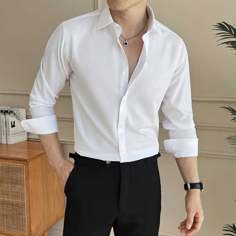 The Seven-Color Main Model Is a Long-Sleeved Shirt for Men All Year Round, Business Shirt Top A311-Csz2088-Special Batch 25