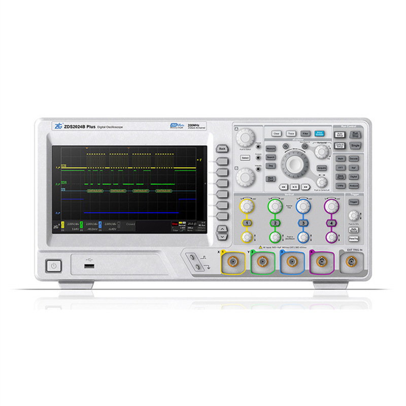 致远ZDS2024B PLUS 4通道200MHZ数字示波器