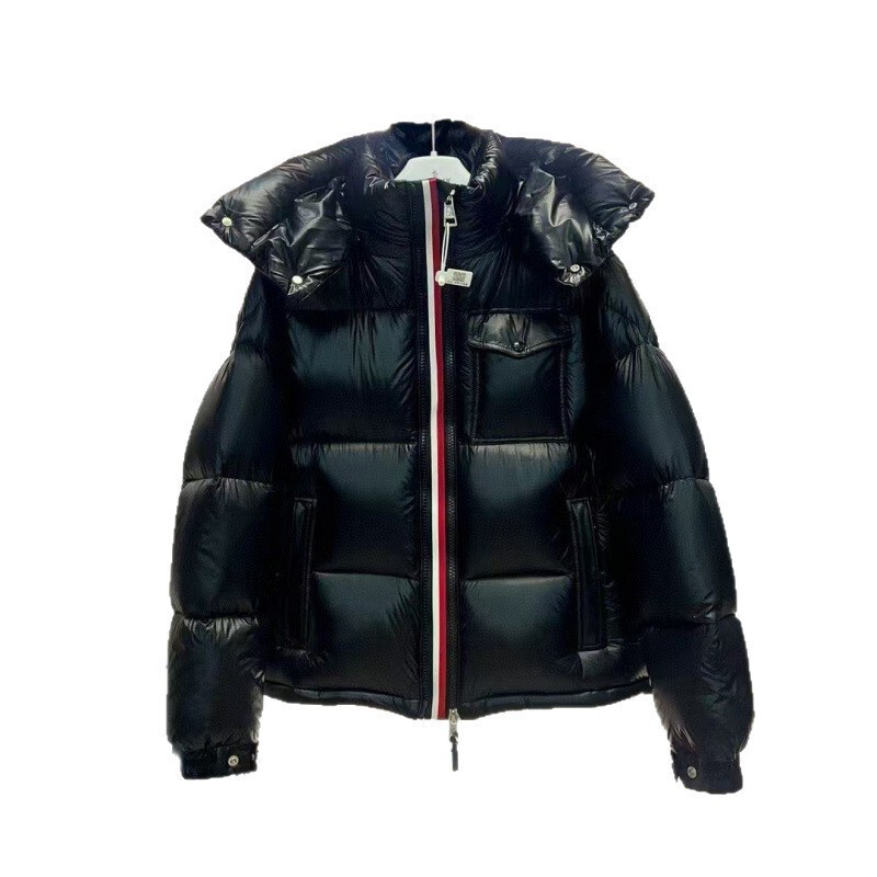 High-End Moncler Maya Color-Striped Three-Color Webbing down Jacket Winter Men's Large Size Warm Thick Coat High-End Moncler Maya Color-Striped Three-Color Webbing down Jacket Winter Men's Large Size Warm Thick Coat