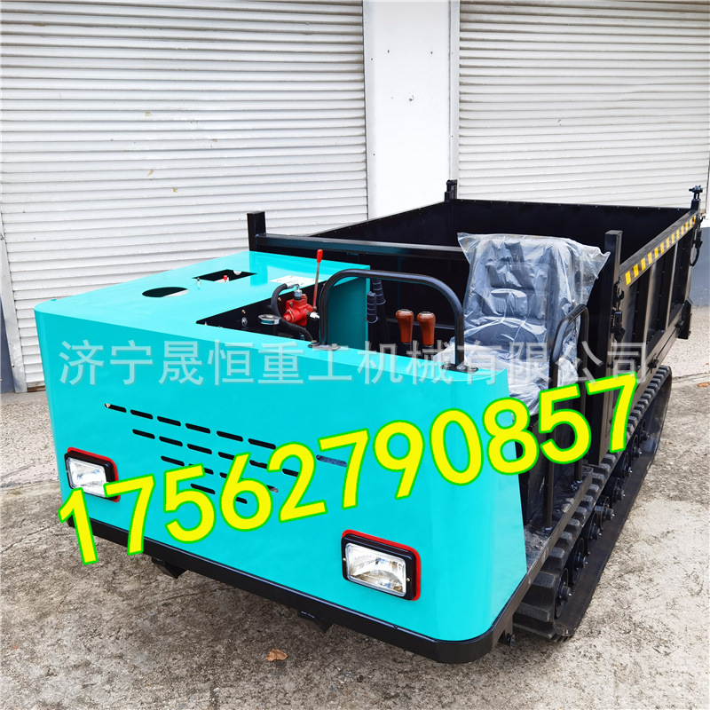 履带运输车农用小型载重全地形山地爬坡搬运车果园自卸柴油爬山虎