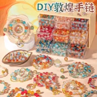 Фабрика прямых продаж Дуньхуан старинный стиль серии DIY бисер детские подарочные коробки для девочек игрушка браслет ожерелье