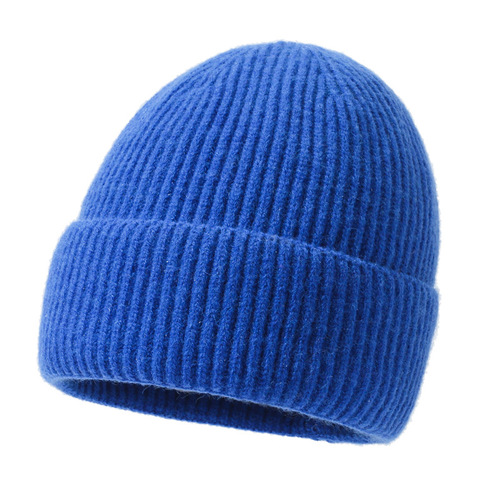 Knitted Hat Autumn Winter Woolen Hat Warm Ear Cover Head Fashion Matchable Anti-Cold Anti-Wind Trendy Hipster Cool Hat