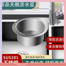 ➺下水道垃圾过滤网篮分离水槽盆置物架残渣过滤厨房用品防堵