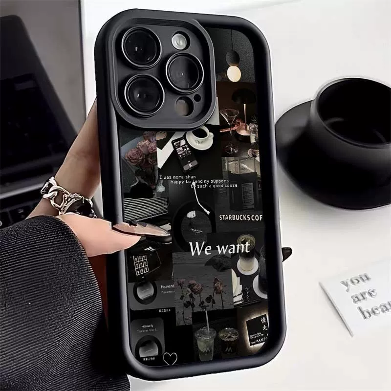 Матовый защитный чехол для телефона совместимый с Apple, для iPhone 14/16 Plus/15 Pro Max, защита от падений