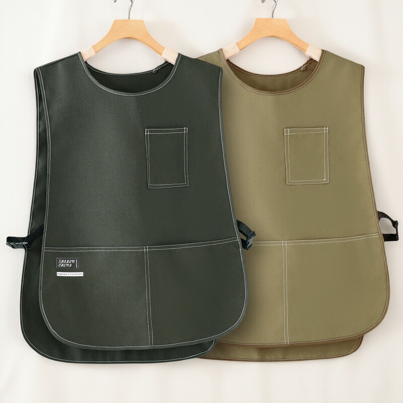 Vest-Style Apron for Kitchen Use, Women's Workwear for Catering and Dining, 2026 New Model, Customizable