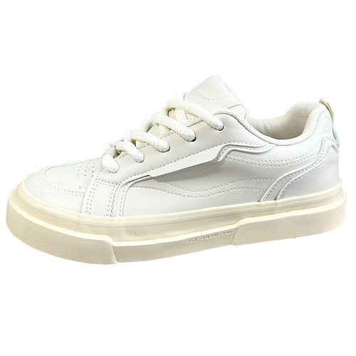 White shoes for men and women, same style couple shoes, autumn new sports and leisure sneakers, fashionable and versatile men's shoes