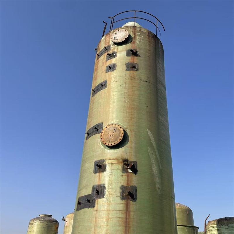 供应二手玻璃钢储罐  工业真空储存设备 立式液体酸碱储存罐