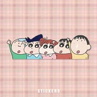 Crayon Shin новый автомобиль наклейка милый мультяшный шлем заднего вида зеркала крышка масляного бака закрывает царапины декоративная автомобильная наклейка