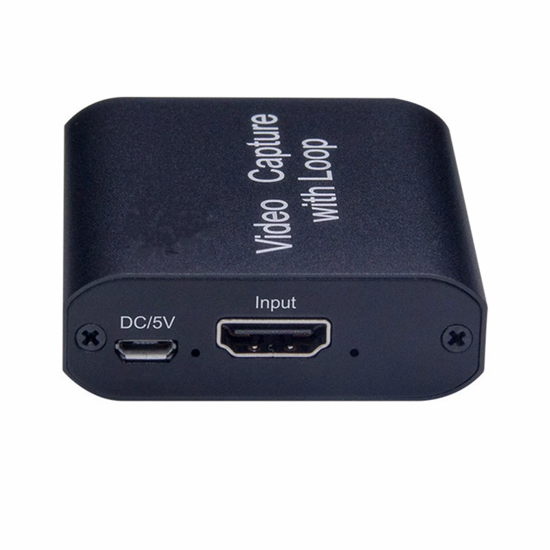 USB карта видеозахвата с кольцом, HD HDMI для ноутбука, Switch, трансляций и PS4