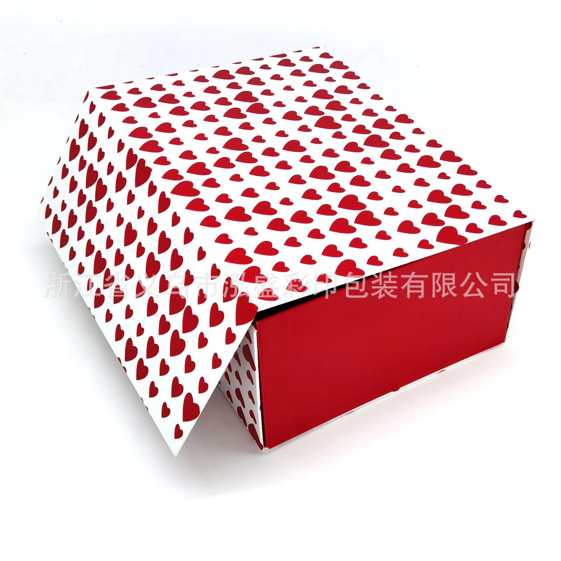 爱心;（1号）28X21X9.5cm;1400克灰板+200克铜版纸