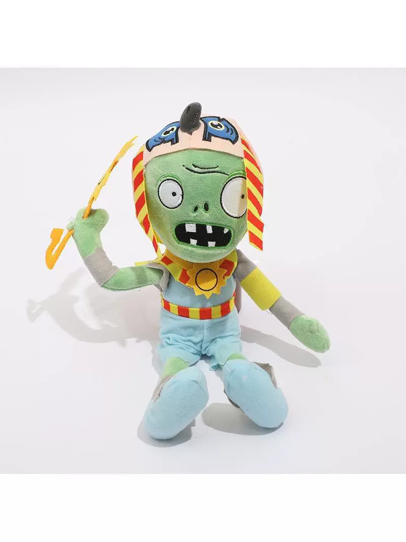 Мягкая игрушка 30 см Plants vs Zombies PVZ — бородатый зомби, декор