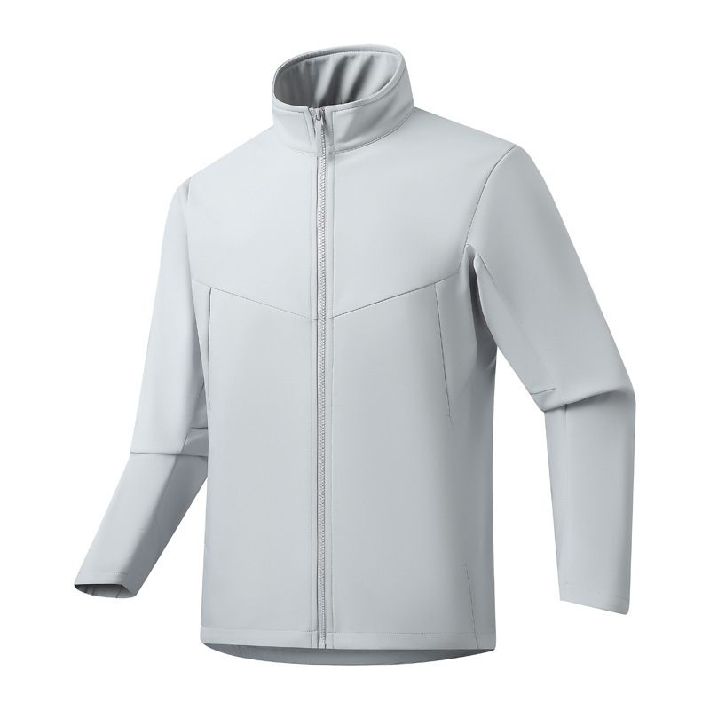 Outdoor sports and commuting dual-use water-repellent comfortable breathable three-dimensional cut soft shell jacket, lightweight and stylish Outdoor sports and commuting dual-use water-repellent comfortable breathable three-dimensional cut soft shell jacket, lightweight and stylish