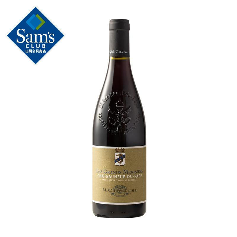 沙普蒂尔(M CHAPOUTIER) 法国进口 教皇新堡红葡萄酒 750ml 750mL