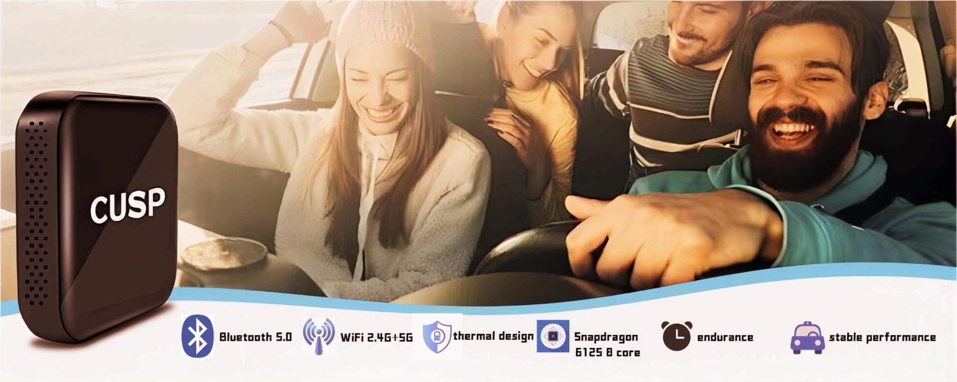 CUSP Carplay to Android box Car Machine Interconnection Qualcomm 6125 eight nuclear 8 128G Cross-border Hot Selling