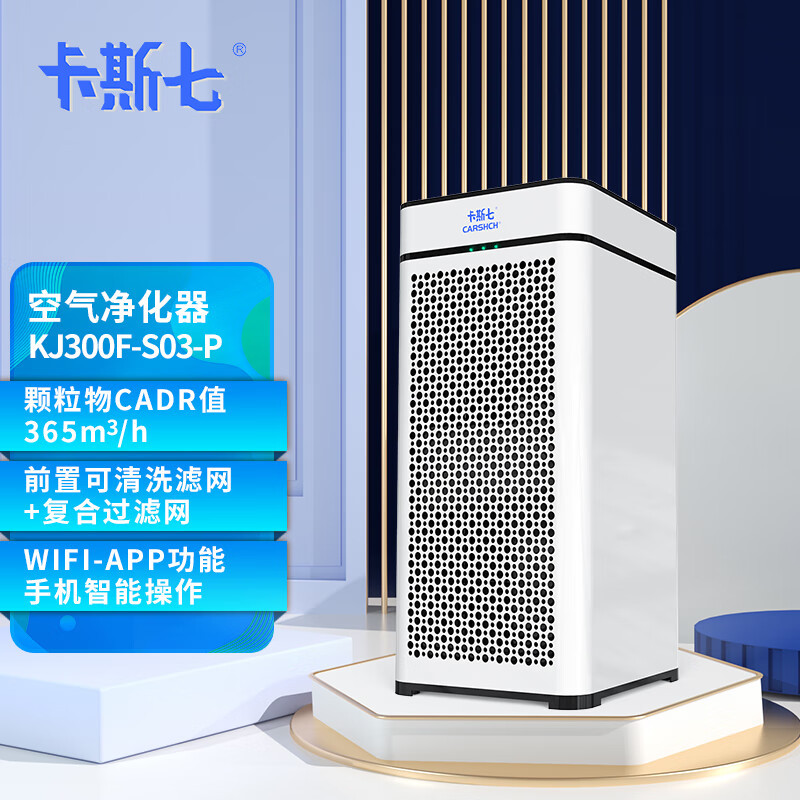 Carshch S03 Air Purifier Removes Formaldehyde, Haze, Allergens, Bacteria, Smoke and Odor