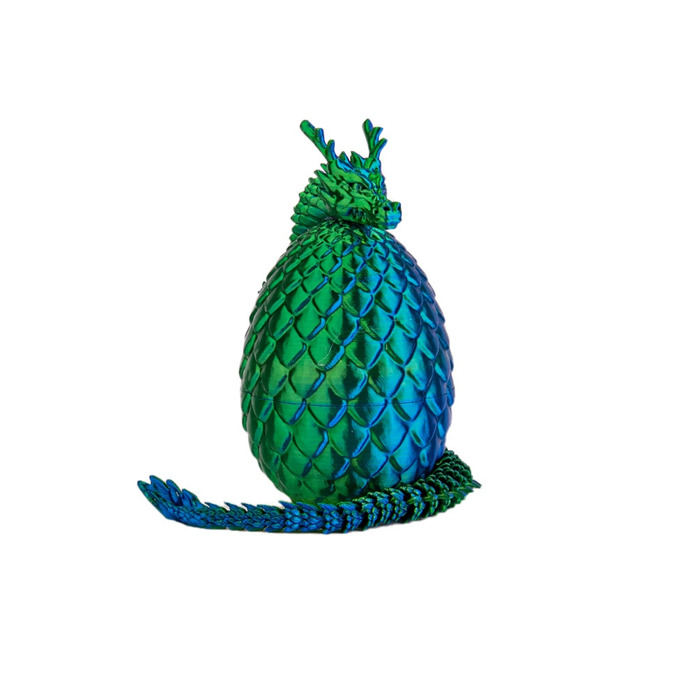 레이저 그린 드래곤 30cm+8.5cm 드래곤 알 [정품 3D 프린팅 드래곤]