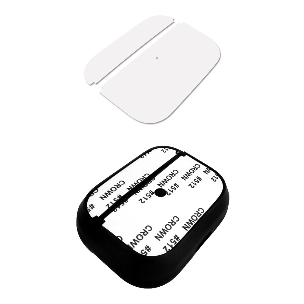 Impresión de transferencia térmica Apple auricular caso adecuado para Apple Airpods ProTPU caso suave moda creativa en blanco material