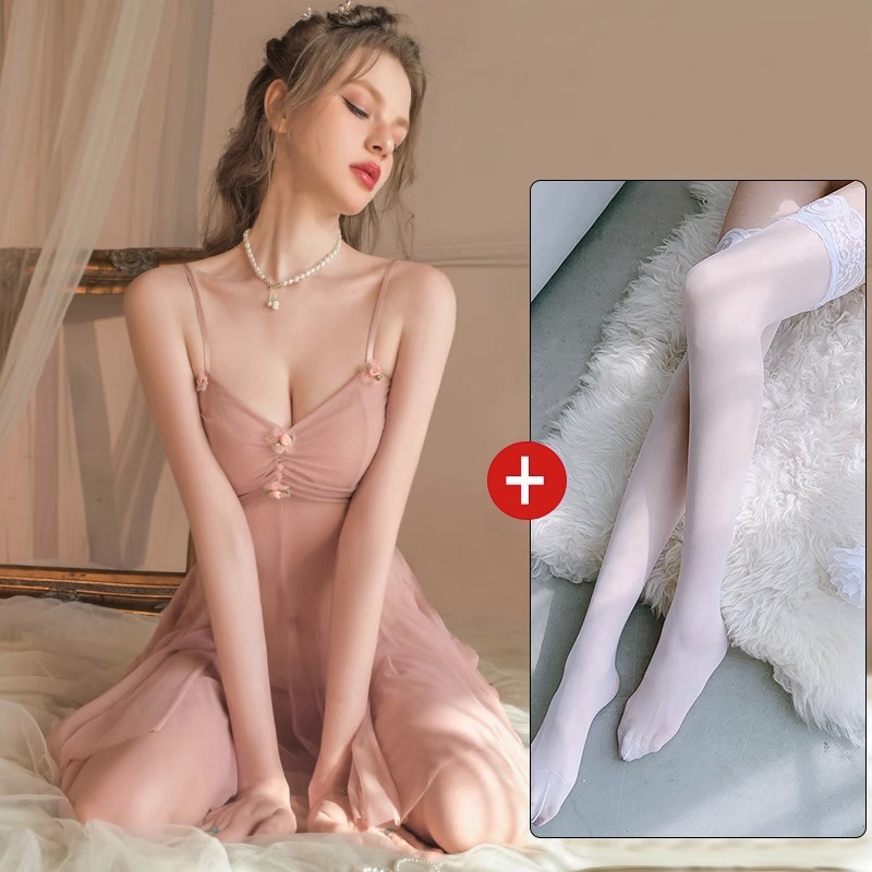 연꽃 뿌리 전분 화이트 실크 스타킹