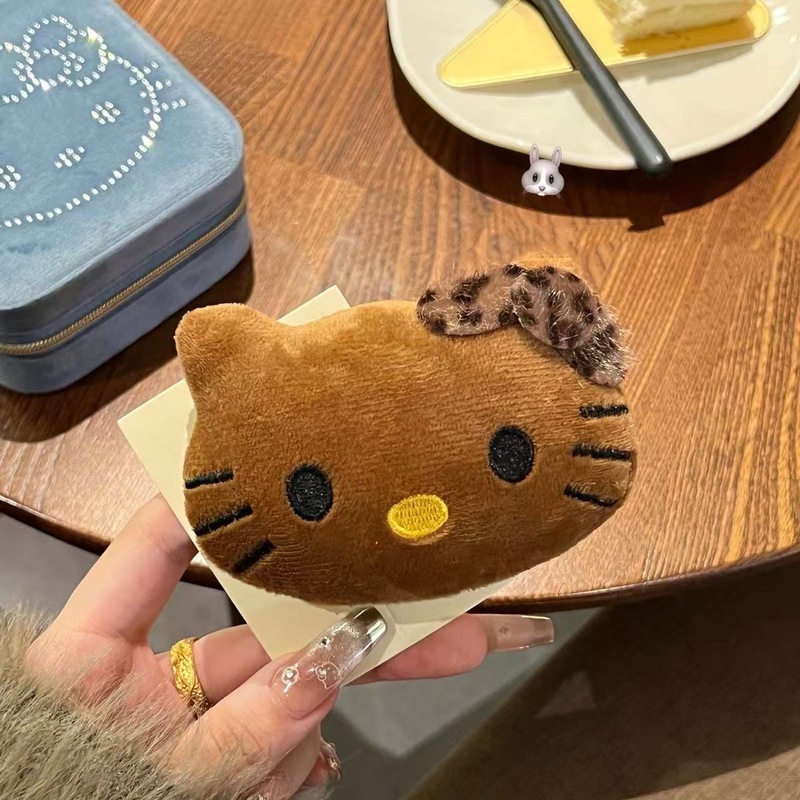 漫画人形ぬいぐるみレッサーパンダヘアピンサイドクリップ大型BBクリップヘアアクセサリーヘアピンメイクアップクリップぬいぐるみ|undefined