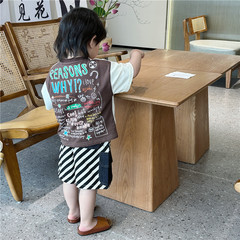 Children's summer clothes, boys' short-sleeved t-shirts 2024 new style, small and medium-sized children's pure cotton summer style boys' summer tops trendy