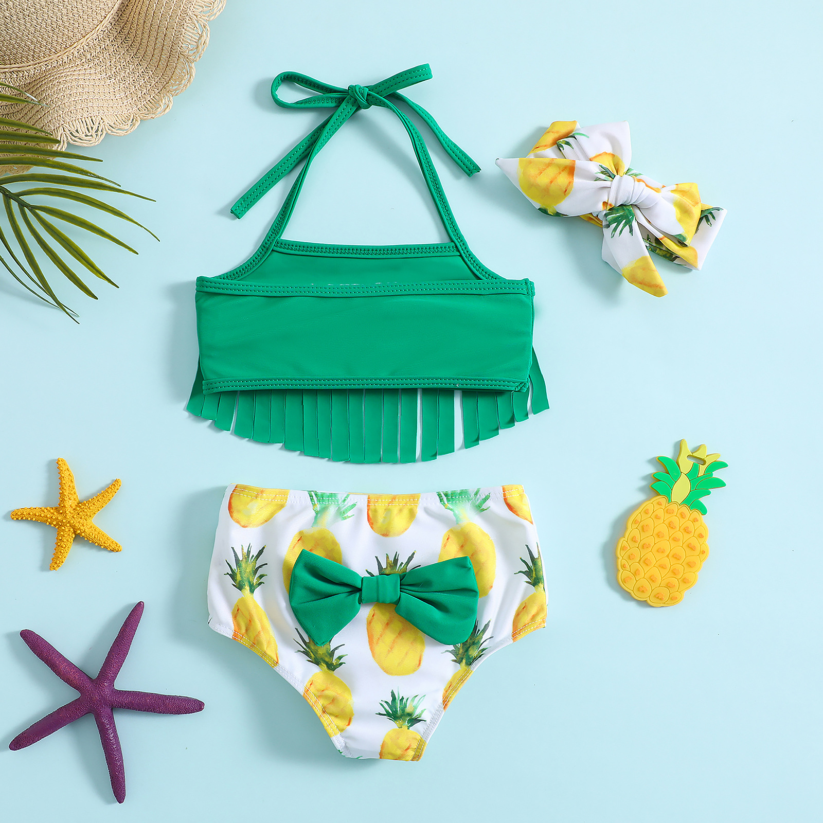 Pineapple Print Swimsuit