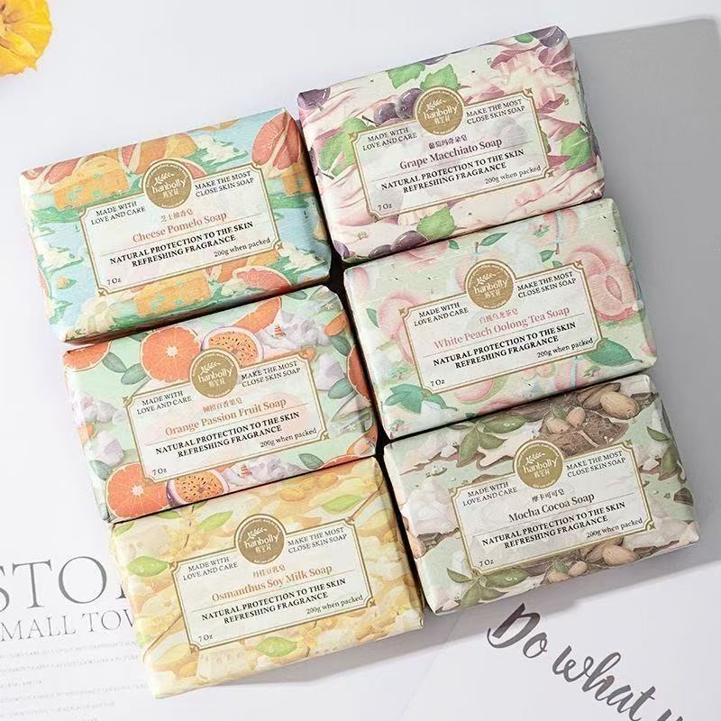 Han Baoli White Peach Oolong Tea Soap Long-Lasting Fragrance Home Soap Grapefruit Fragrance Soap Cheese Pomelo Handmade Soap Han Baoli White Peach Oolong Tea Soap Long-Lasting Fragrance Home Soap Grapefruit Fragrance Soap Cheese Pomelo Handmade Soap