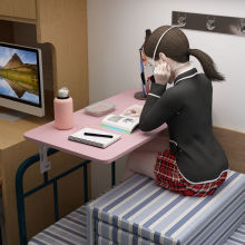 床上桌大学生宿舍书桌写字桌寝室上铺懒人笔记本电脑桌小桌子包邮