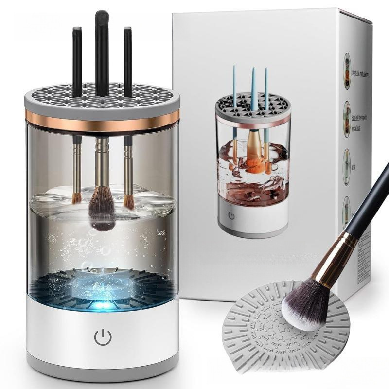 material abs transfronterizo cepillo de maquillaje limpiador recargable cepillo de limpieza eléctrica limpiador automático herramienta de secado rápido