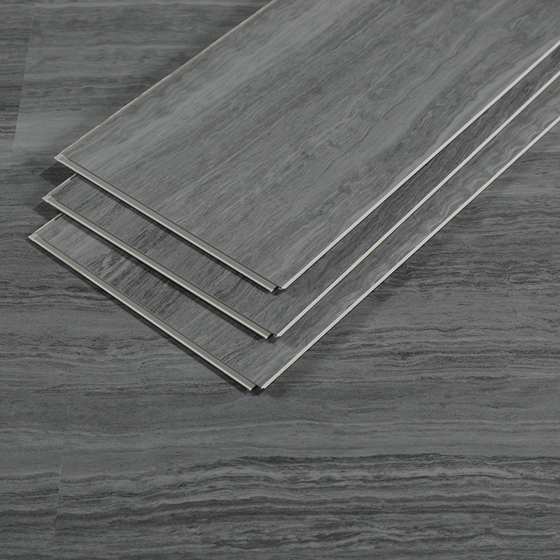 Fabricantes al por mayor 4mm SPC piso de piedra plástica dormitorio sala de estar decoración interior tipo bloqueo piso de piedra cristalina
