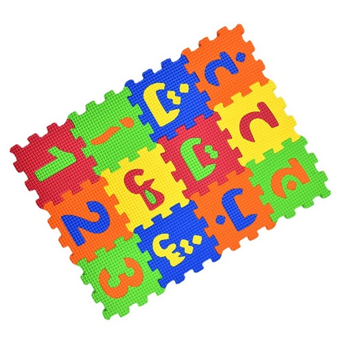 Russian Spanish Arabic shape floor mat EVA puzzle Arabic alphabet puzzle foam mat toy batch
