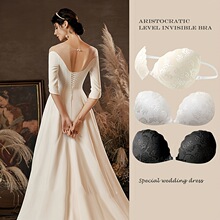 I 19881 French Satin Off Shoulder Wedding Dress ����������