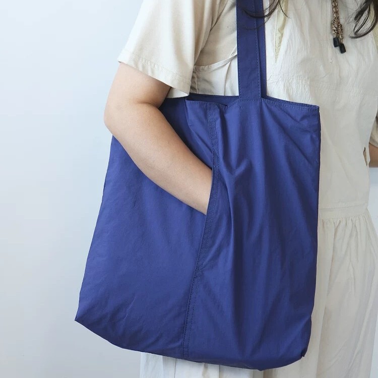 Kebidou Original Women's New Shopping Bag Casual Ultra-Light Large-Capacity Nylon Cloth Shoulder Bag Tote Bag for Women