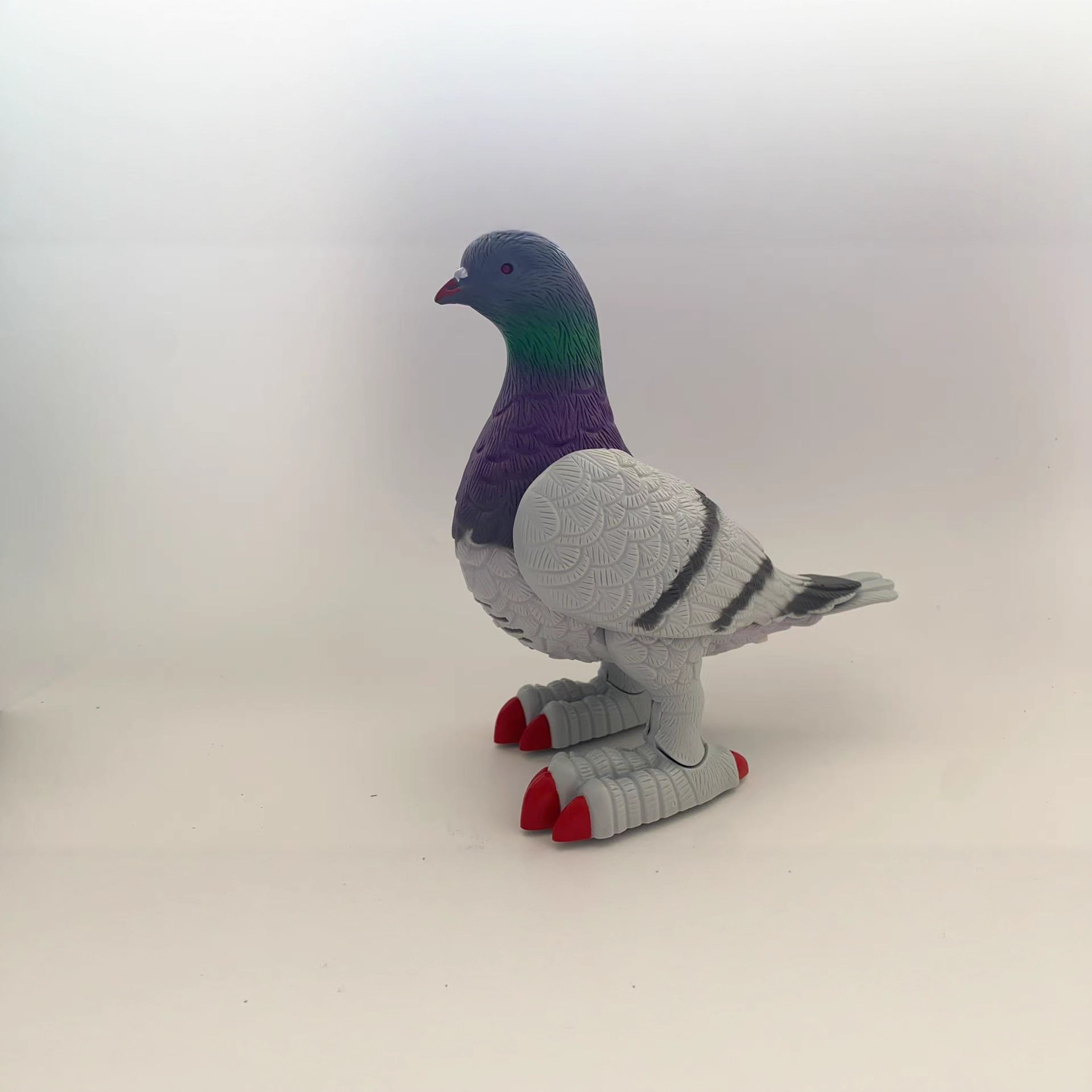 Amazonas encantadora luz y música caminando paloma pacífica puzzle electrónico mascotas caminar juguetes eléctricos