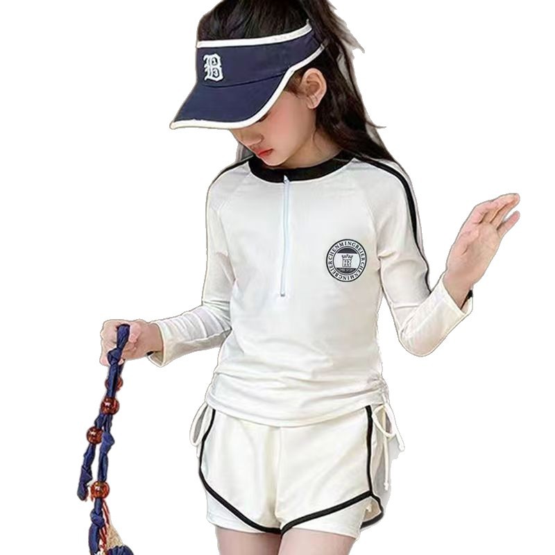 Children's split swimwear, uniform, overall for training, trousers, for teenagers 5