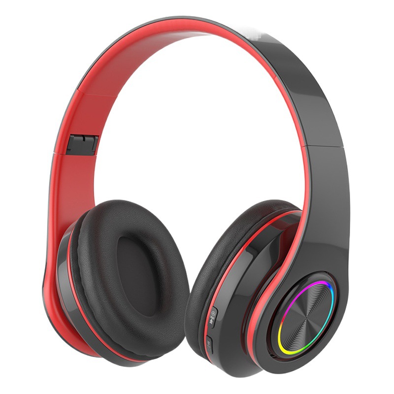 [Caliente] transfronterizo caliente-venta luminosa auricular Bluetooth inalámbrico auriculares B39 subwoofer plegable fabricante de auriculares