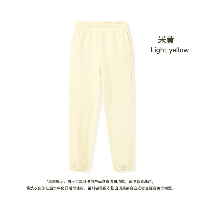 Pantalones de chándal con cordón de primavera y otoño Pantalones deportivos atados al tobillo para hombres pareja pantalones rosados para hombres y mujeres pantalones casuales sueltos logotipo impreso