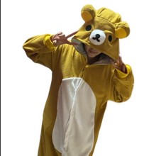 动物卡通连体睡衣熊弟弟轻松熊熊妹妹伊布姜饼人家居服情侣