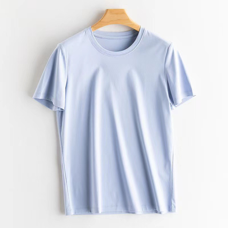 Baby blue crew neck