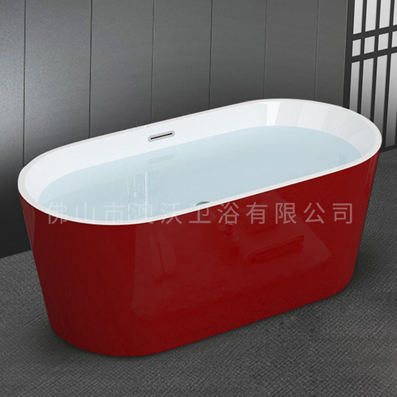 Foshan bañera de acrílico bañera casa B & B Hotel adulto bañera independiente bañera individual personalización