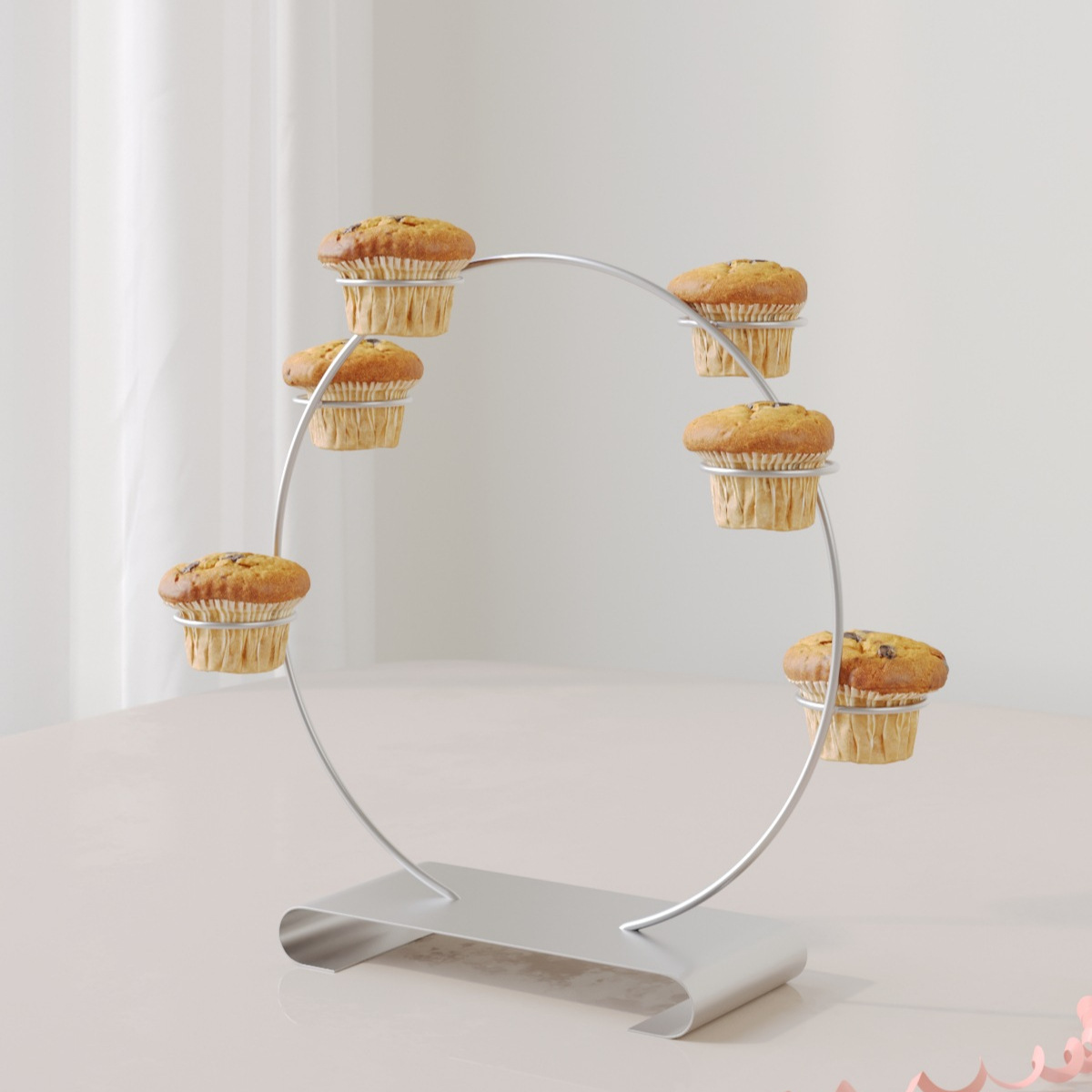 Decoración de mesa de postre europea para mostrar bandeja de pastel, mesa de descanso de té, marco de refresco de té de la tarde, marco de pastel de hierro forjado se puede ajustar image 3